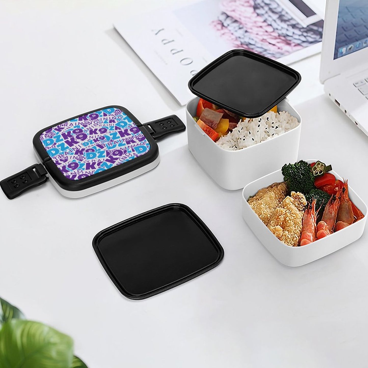 2-Tier Stackable Bento Lunch Box