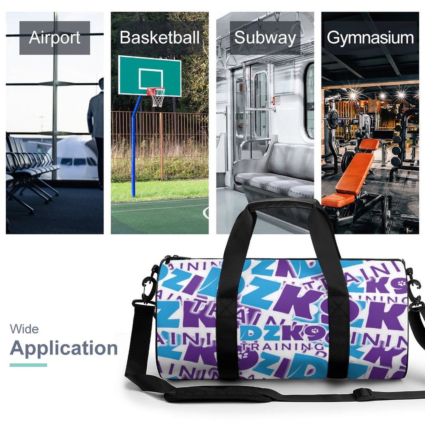 Foldable Duffel Gym Bag Q006