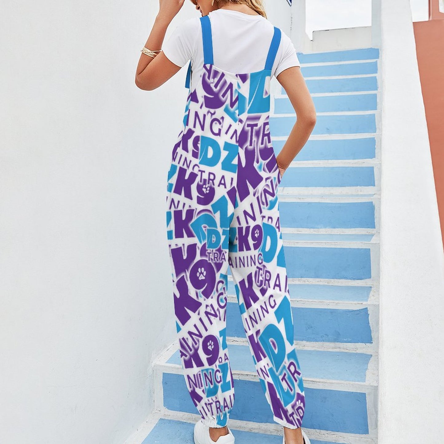 Spaghetti Strap Jumpsuit RP (All-Over Printing)