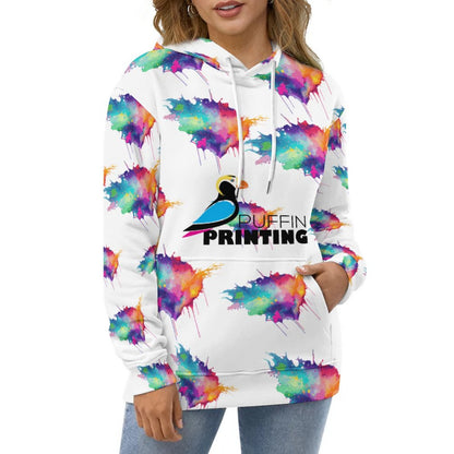 PUFFIN PRINTIN 230gsm Lady Hoodie with Double-layer Cap (All-Over Printing)