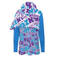 230gsm Poncho-style Long Sleeve Women Hoodie with Irregular Hem DS001 (All-Over Printing)