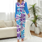 V-Neck Women Night Wear Suit DTZ (All-Over Printing)