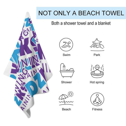 Beach Towel for Adults (All-Over Printing)