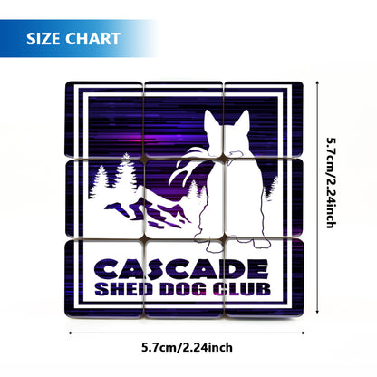 Rubik's Cube   CUSTOM cascade shed dog