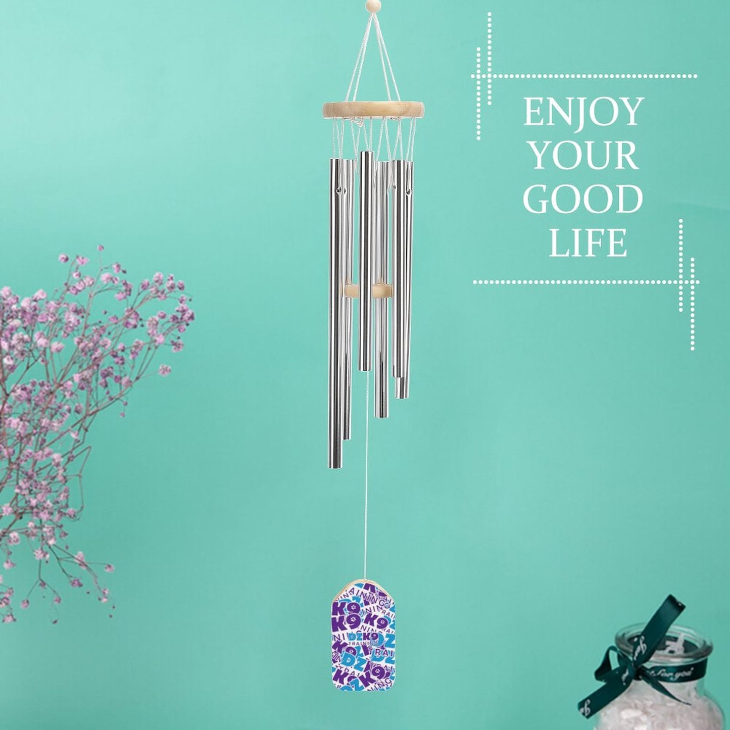 Wind Chime with White Background