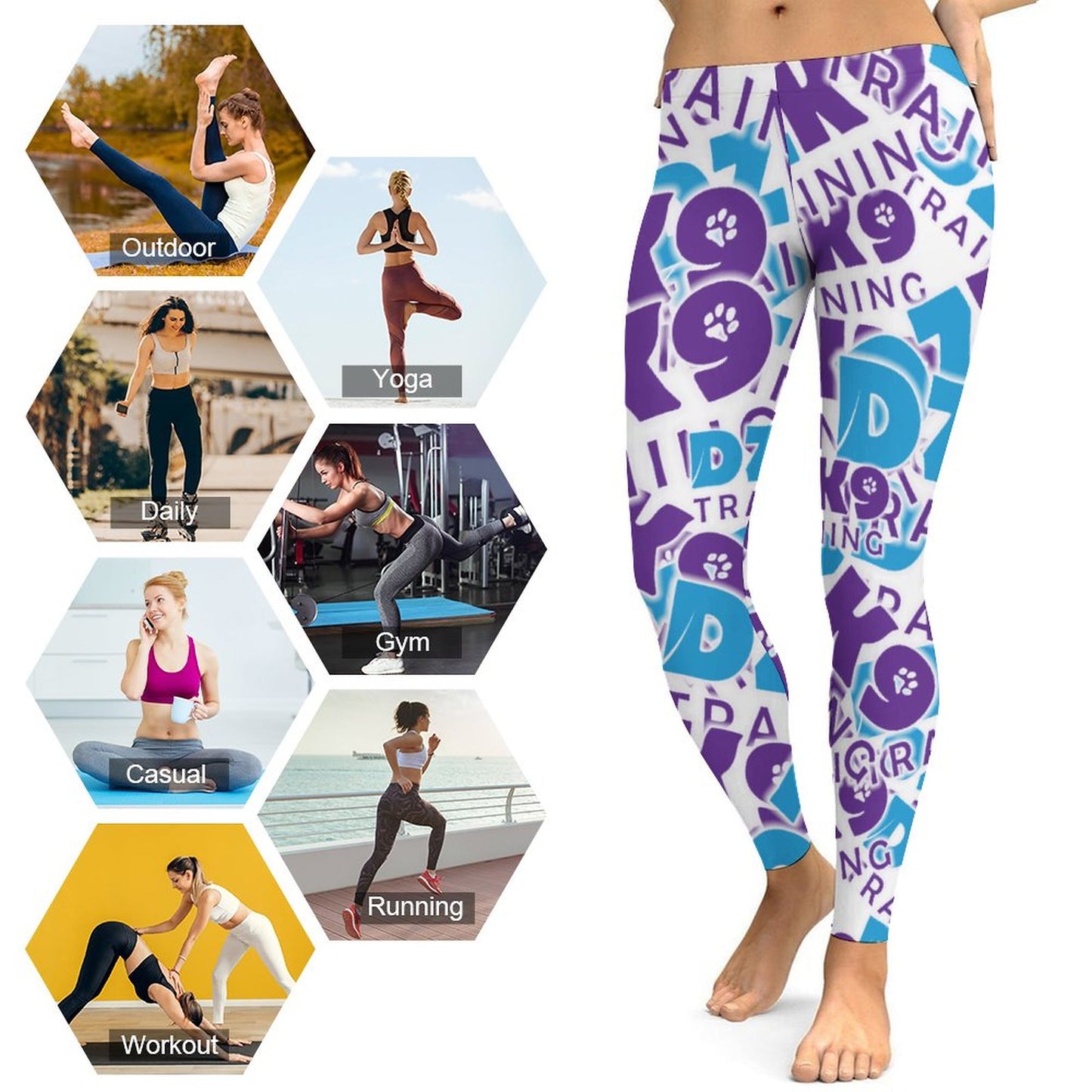 Hot Yoga Pants for Women SY010 (All-Over Printing)