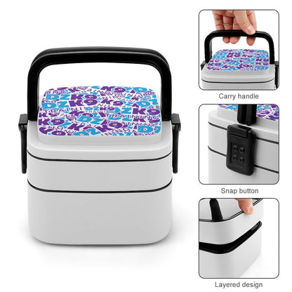 2-Tier Stackable Bento Lunch Box