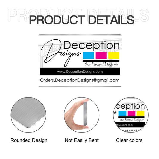 Deception Designs Alu Card