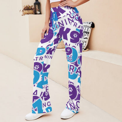 Personalized Drawstring Yoga PantsxP with Straight Baggy (All-Over Printing)