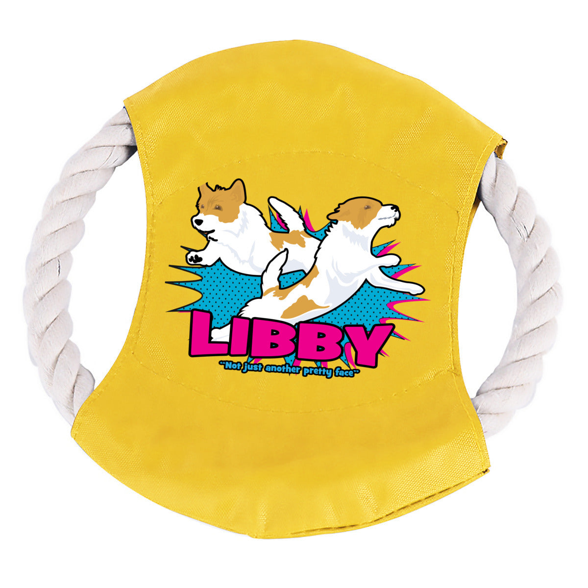 Cotton rope Frisbee (partial printing) | Oxford cloth -   LIBBY