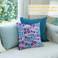 Square Plush Throw Pillow Cover (Pillow Excluded) (Dual Printing)