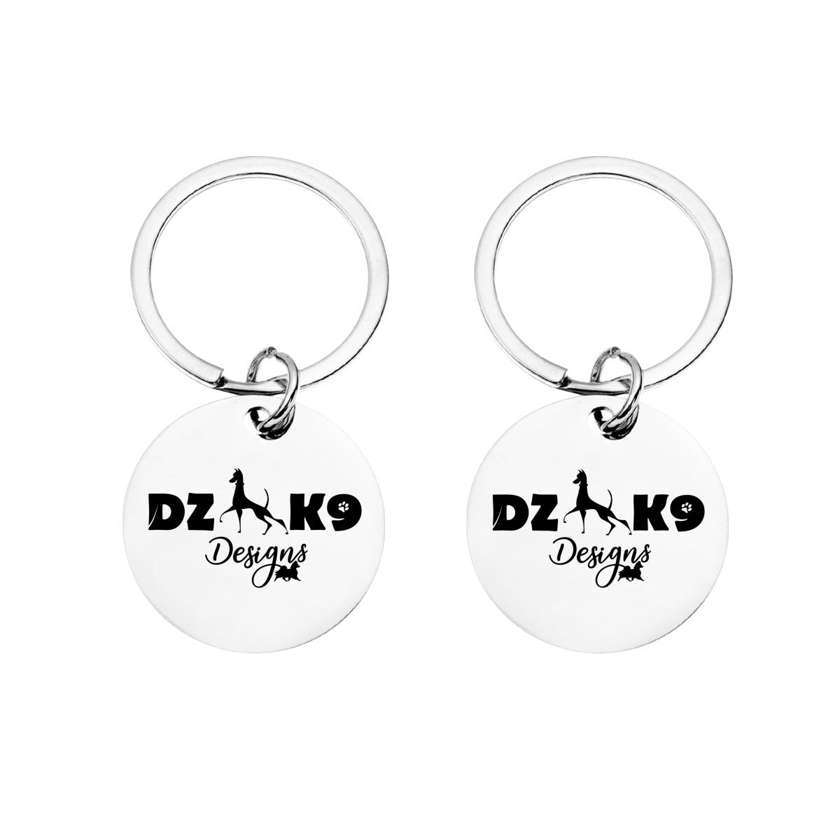 DZK9- Engraved pet ID tag/Key Chain