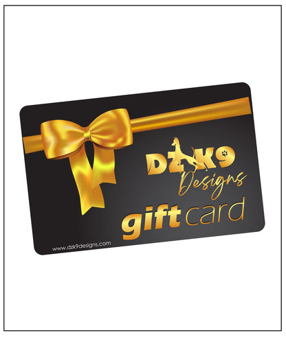 DZK9 DESIGNS GIFT CARD