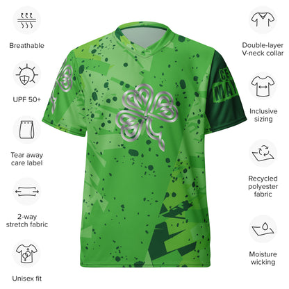SAMPLE - CELTIC MAYHEM - Recycled unisex sports jersey