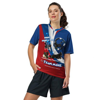 TEAM MAINE Recycled unisex sports jersey