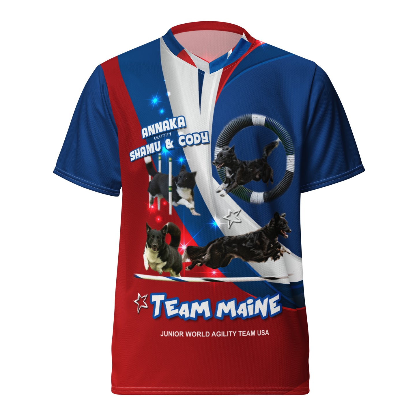 TEAM MAINE Recycled unisex sports jersey