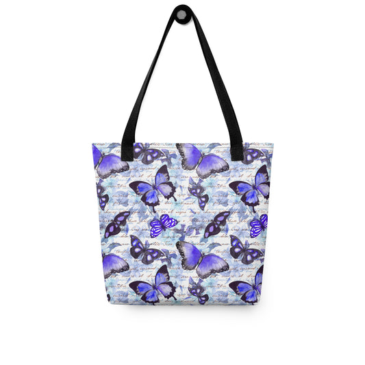 PURPLE BUTTERFLY Tote bag
