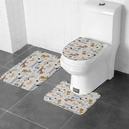 CUTE DOGS BATHROOM SET