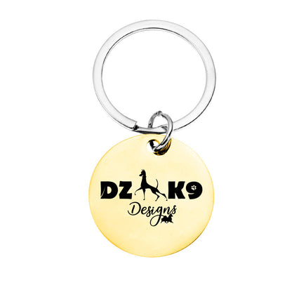 DZK9- Engraved pet ID tag/Key Chain