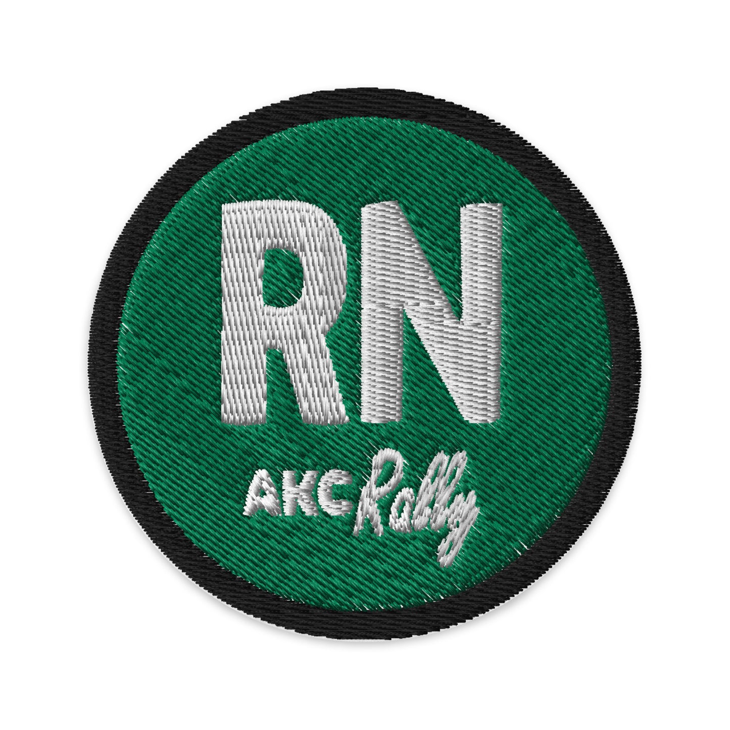 RALLY TITLE - RN - Embroidered patches