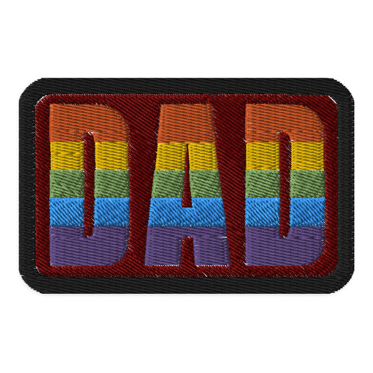 RAINBOW DAD Embroidered patches