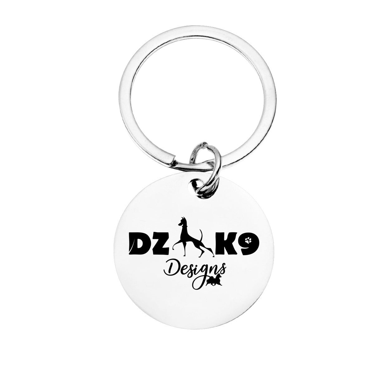 DZK9- Engraved pet ID tag/Key Chain