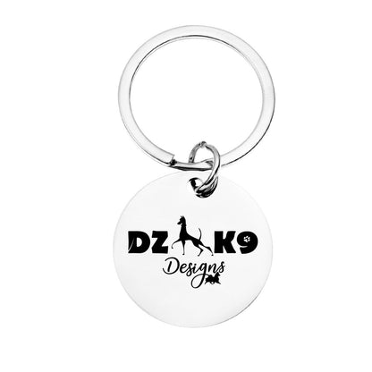 DZK9- Engraved pet ID tag/Key Chain