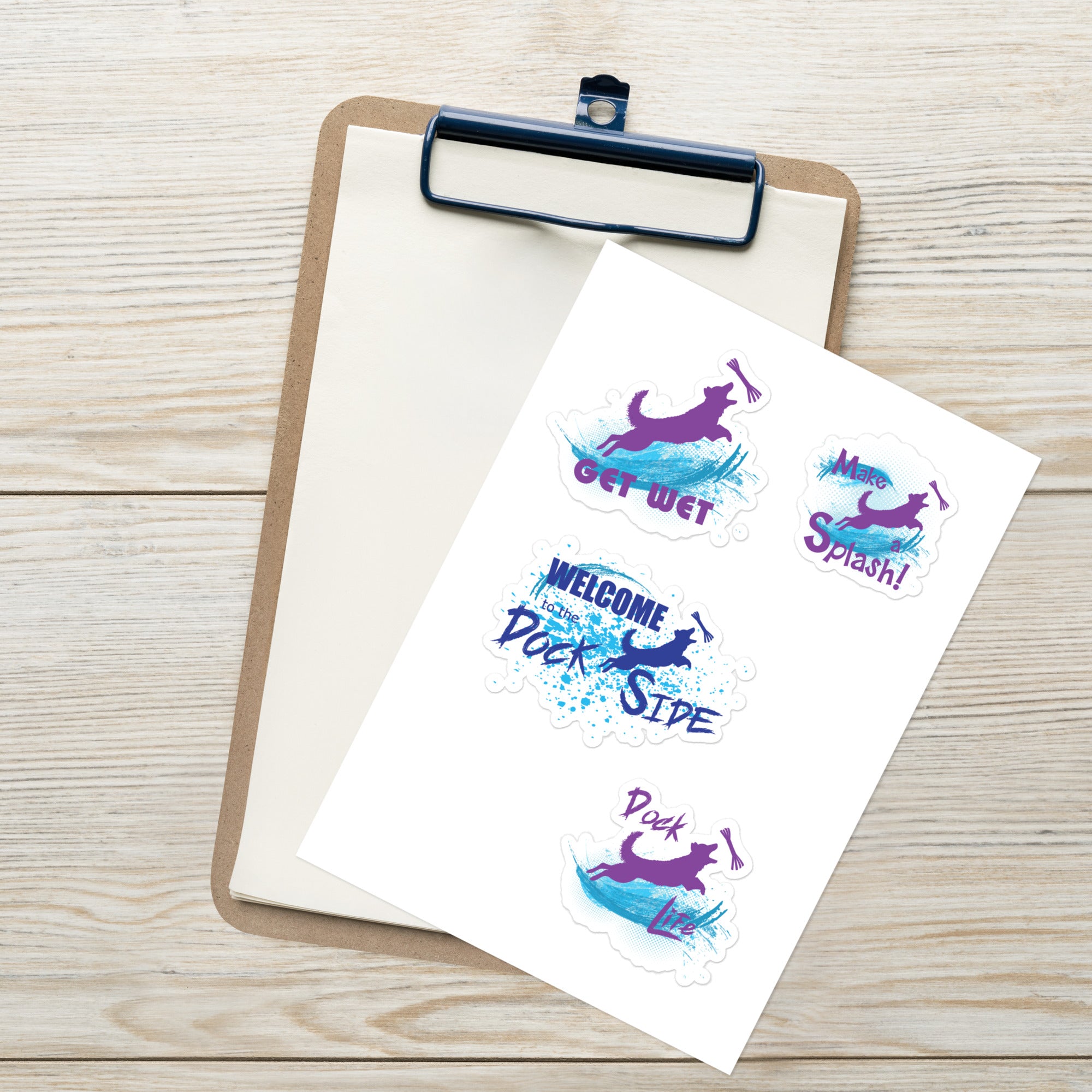 Dock Dogs Sticker sheet – DZK9 Designs