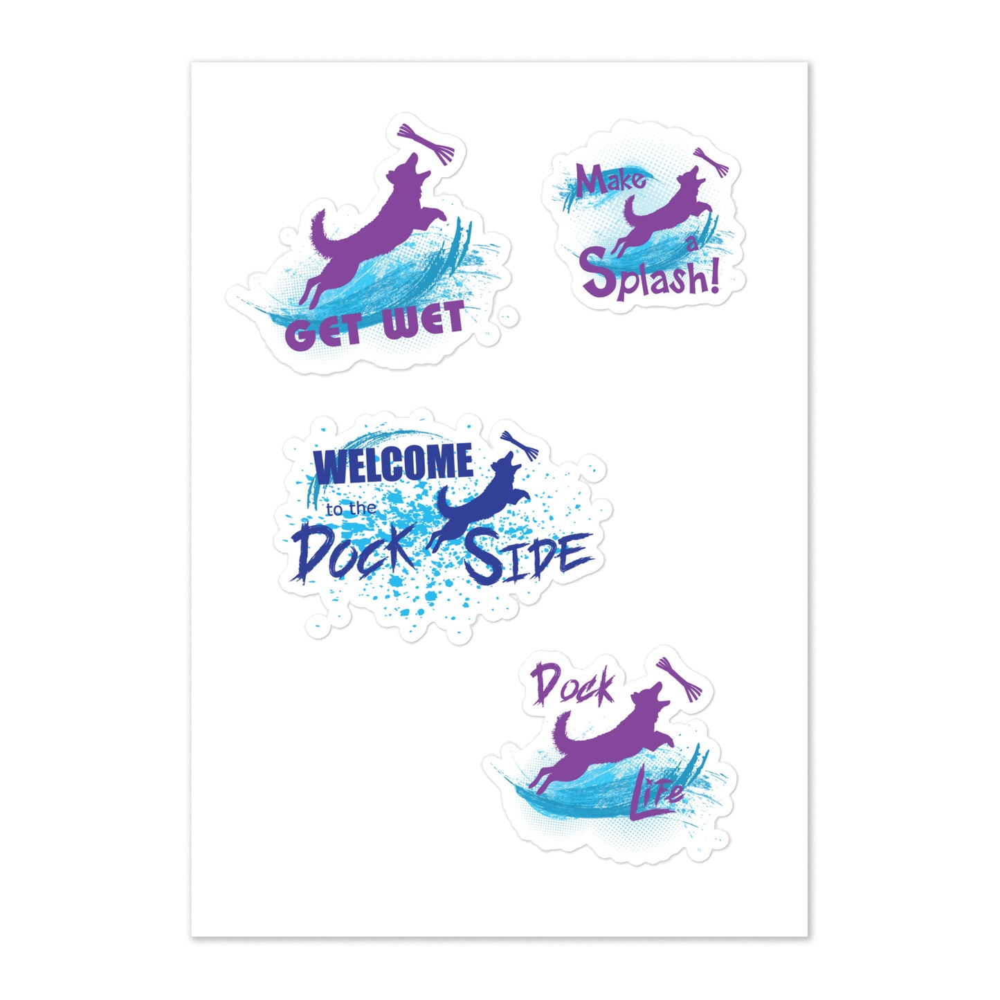 Dock Dogs Sticker sheet
