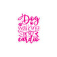 DOG WALKING IS MY CARDIO stickers