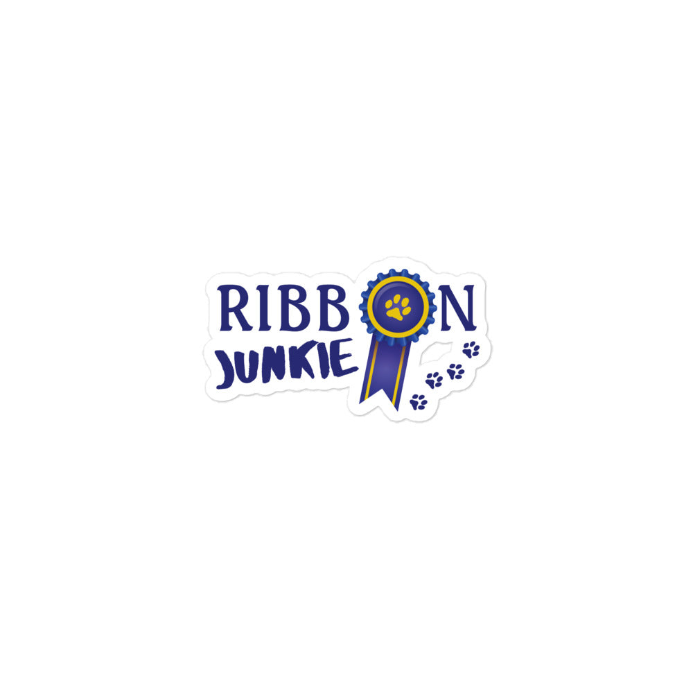 Ribbon Junkie sticker