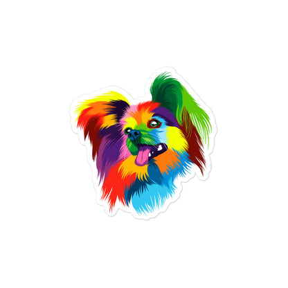 PAPILLON RAINBOW STICKER