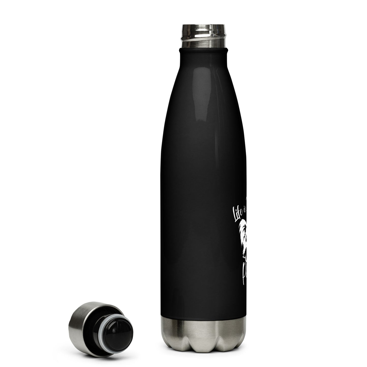 LIFE IS BETTER - PAPILLON - Stainless Steel Water Bottle