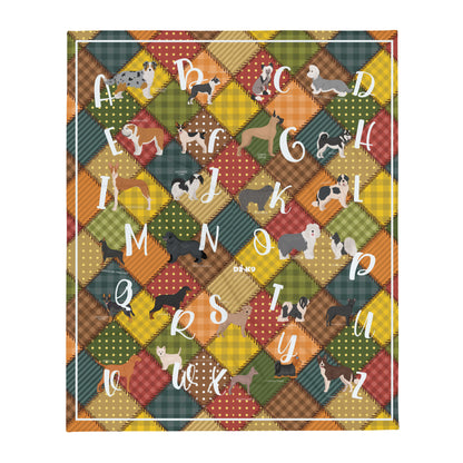 A to Z Dogs! - Throw Blanket
