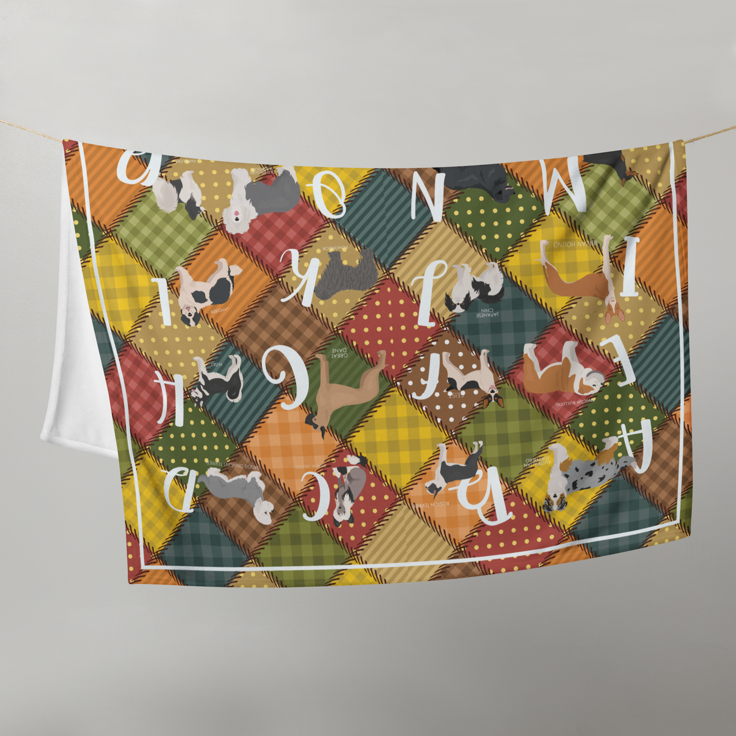 A to Z Dogs! - Throw Blanket