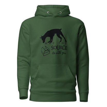 May the source be with you - DOBIE - Unisex Hoodie White