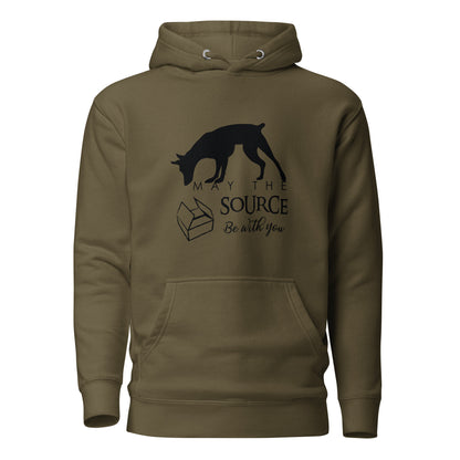 May the source be with you - DOBIE - Unisex Hoodie White