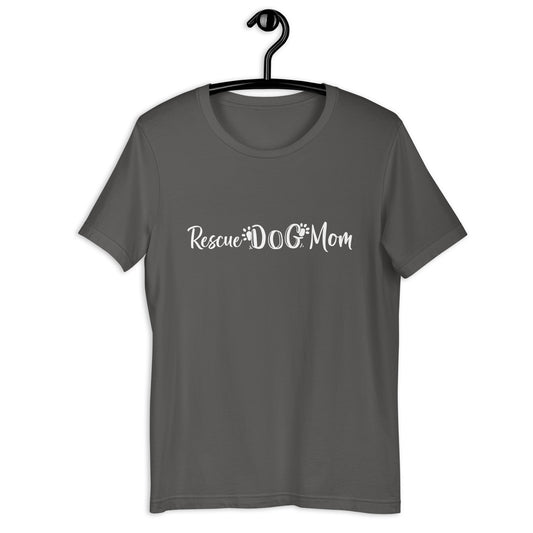 RESCUE DOG MOM - Unisex t-shirt