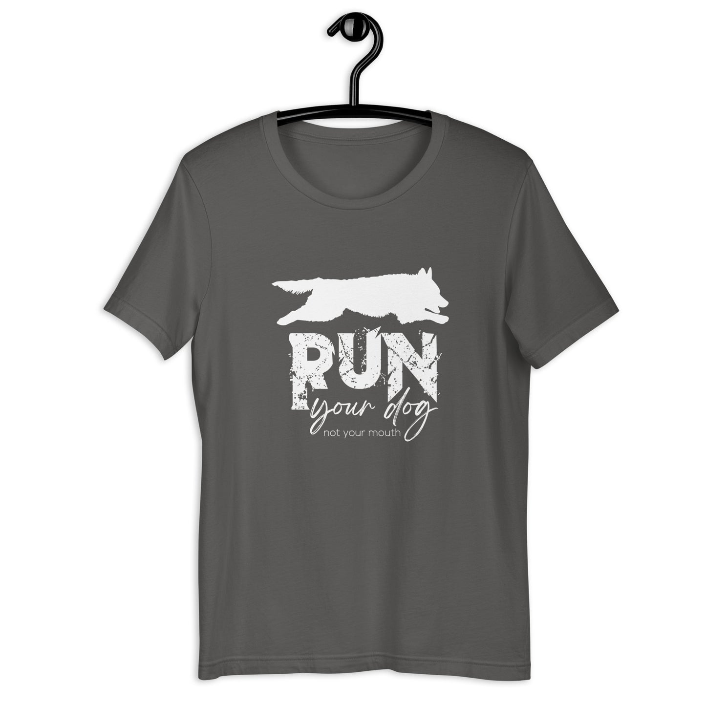 MUDI - RUN YOUR DOG Unisex t-shirt