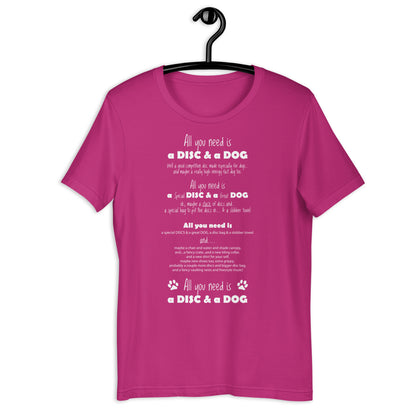 ALL YOU NEED IS - LONG - Unisex t-shirt