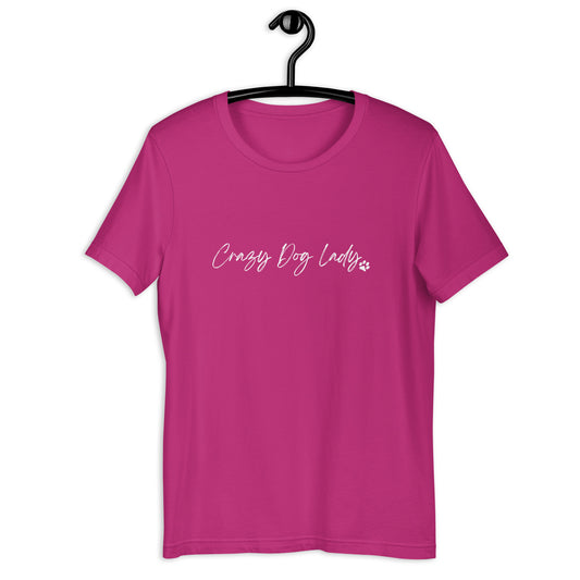 CRAZY DOG LADY - Unisex t-shirt