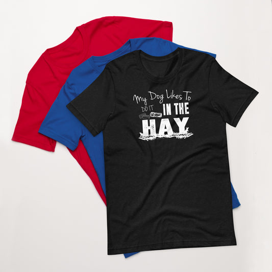 DO IT IN THE HAY - Unisex t-shirt