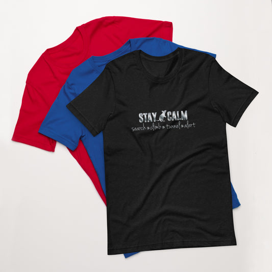 BARN HUNT - STAY CALM - Unisex t-shirt