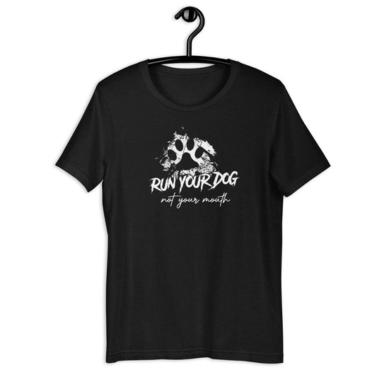 RUN YOUR DOG - PAW GRUNGE - Unisex t-shirt