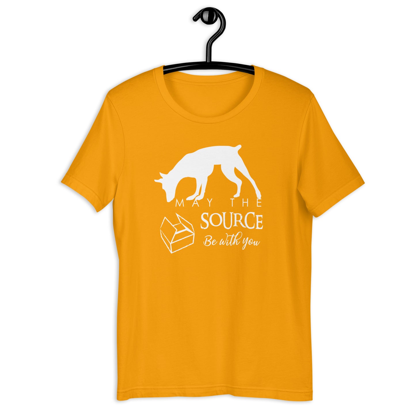 MAY THE SOURCE BE WITH - - DOBIE - Unisex t-shirt