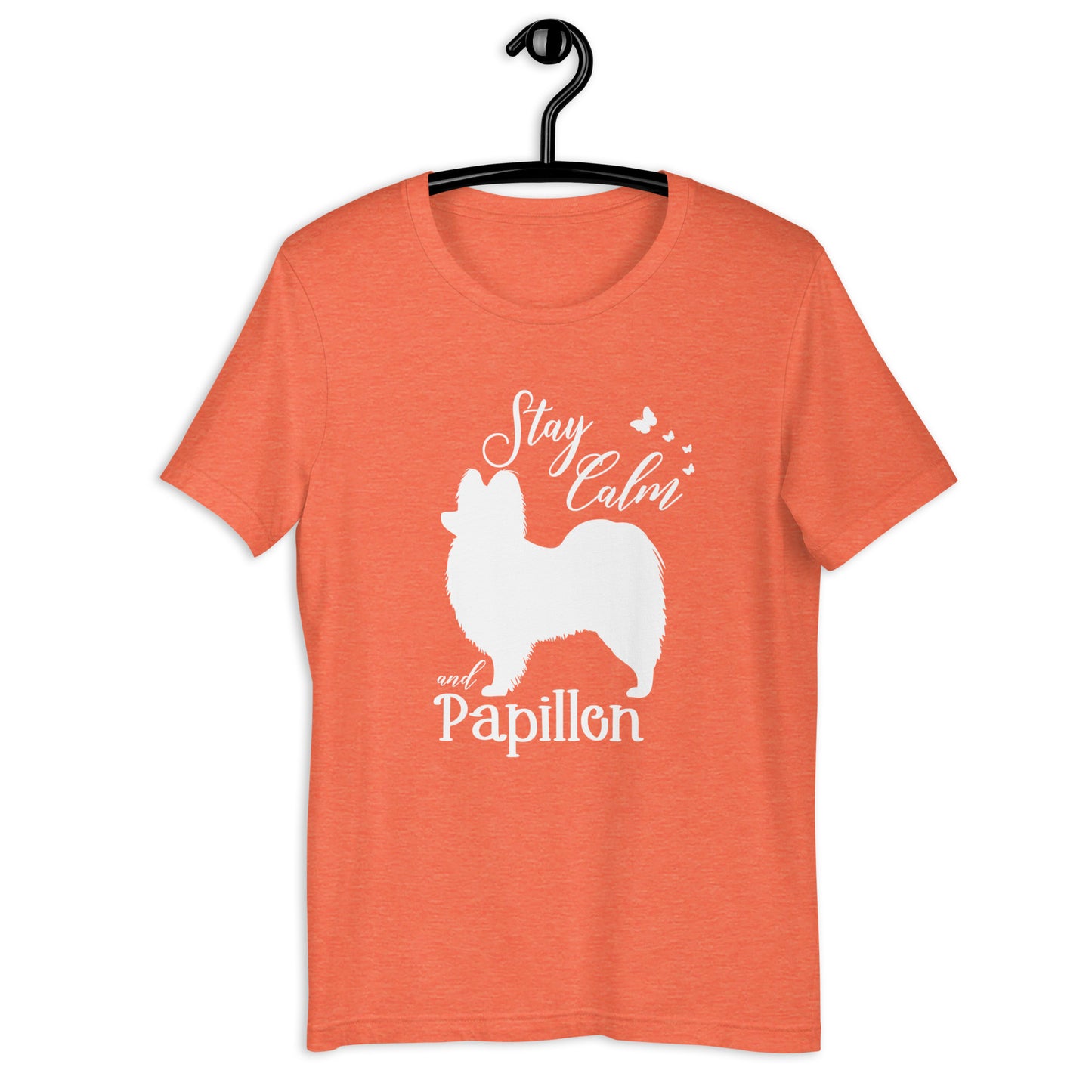 STAY CALM, & PAPILLON - Unisex t-shirt