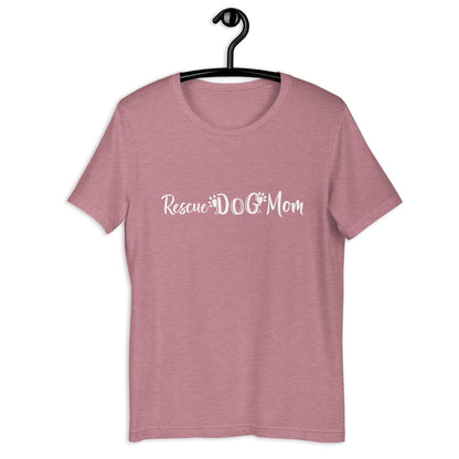 RESCUE DOG MOM - Unisex t-shirt