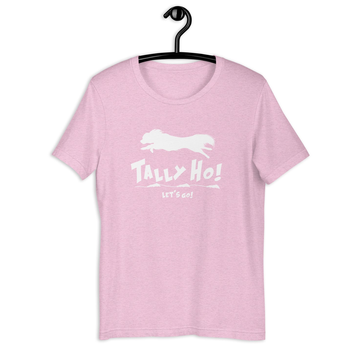 TALLY HO, LETS GO! PAPILLON Unisex t-shirt