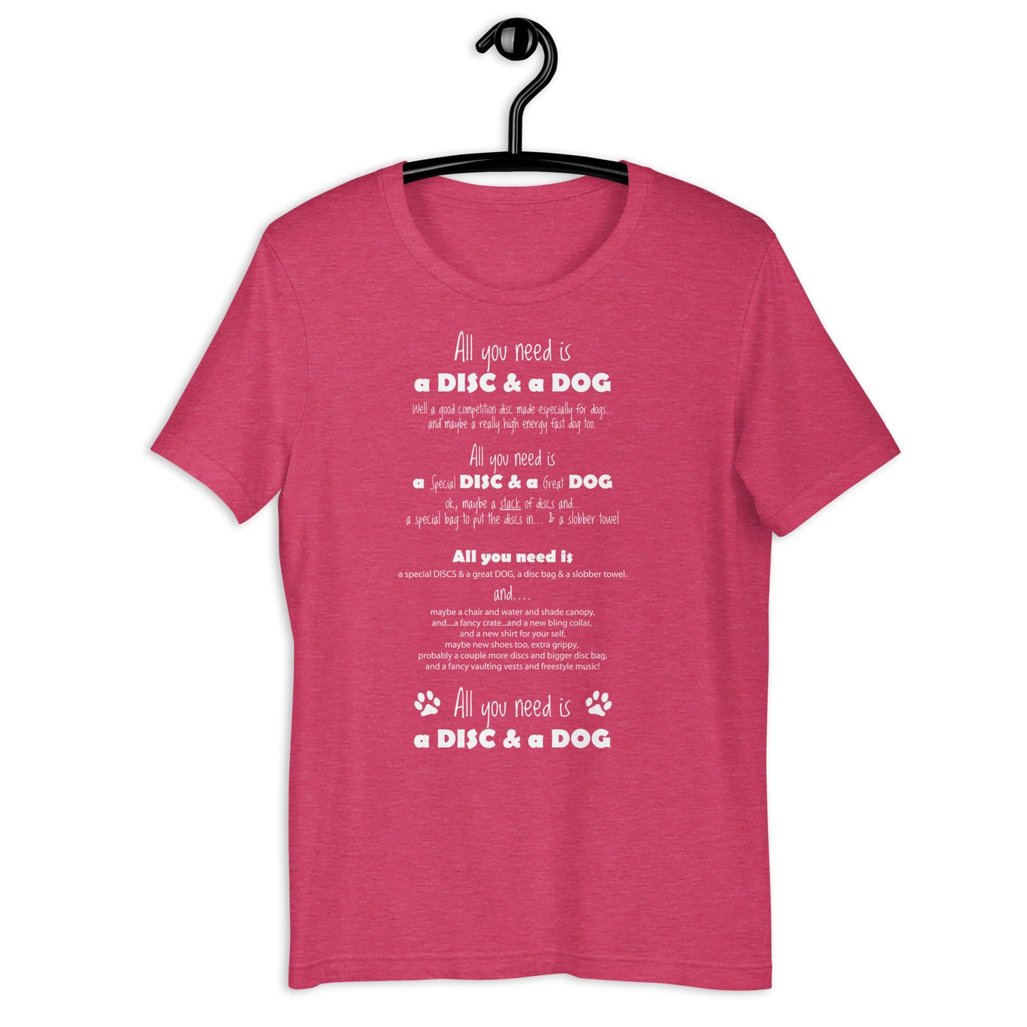 ALL YOU NEED IS - LONG - Unisex t-shirt