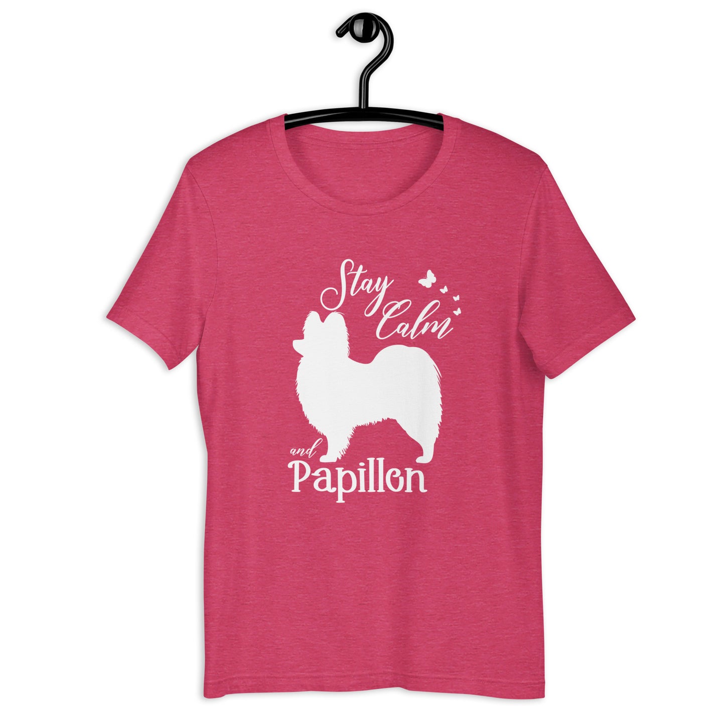 STAY CALM, & PAPILLON - Unisex t-shirt